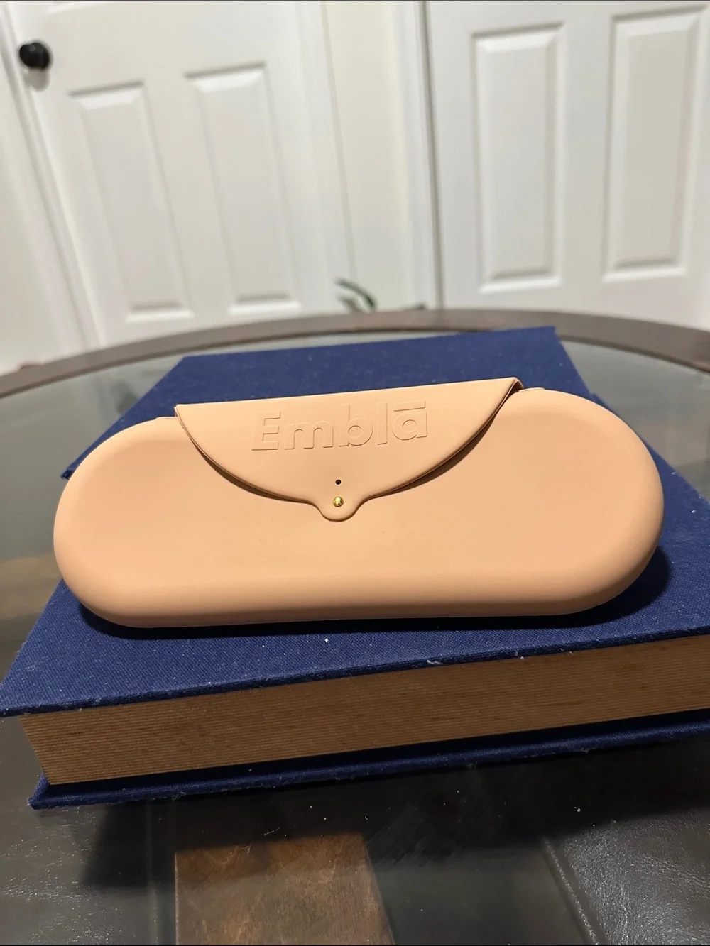 Peach Silicone Travel Makeup Brush Storage Bag